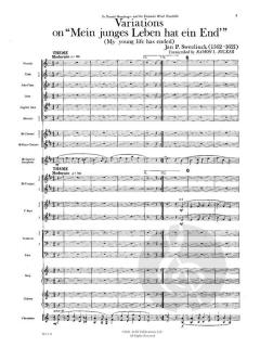 Variations on "Mein junges Leben hat ein End" von Jan Pieter Sweelinck 