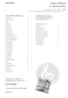 Adagio von Tomaso Giovanni Albinoni 