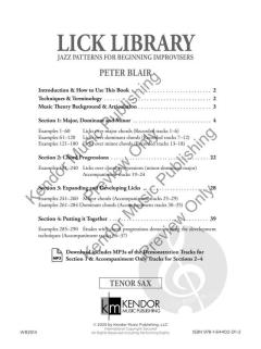 Lick Library - Tenor Sax von Peter Blair 