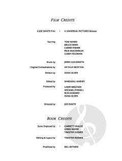 The 'Burbs von Jerry Goldsmith 