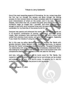 The 'Burbs von Jerry Goldsmith 