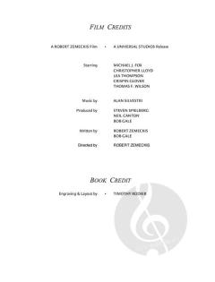 Back To The Future von Alan Silvestri 