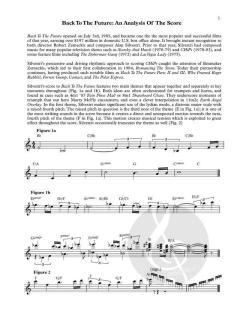 Back To The Future von Alan Silvestri 