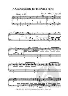 A Grand Sonata op. 36b von Joseph Woelfl 