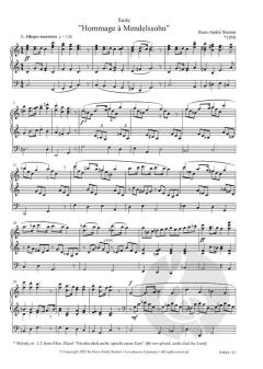 Suite "Hommage' à Mendelssohn" von Hans-André Stamm 