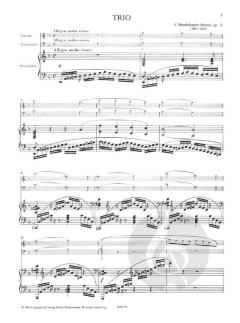 Trio d-moll op. 11 von Fanny Hensel 