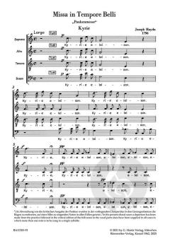 Missa in Tempore Belli Hob. XXII:9 von Joseph Haydn 