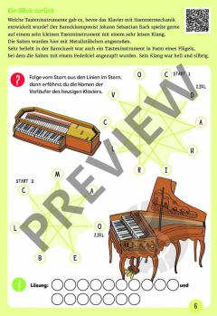 Mein Klavier-Rätselblock  von Maren Blaschke 
