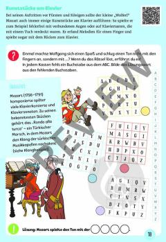 Mein Klavier-Rätselblock  von Maren Blaschke 