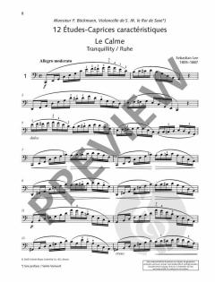 12 Etudes-Caprices caractéristiques op. 100  von Sebastian Lee 