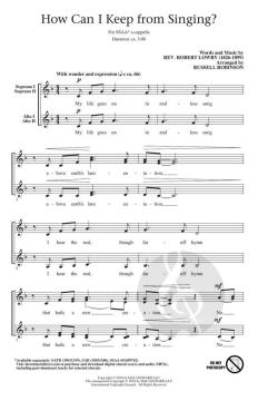 How Can I Keep from Singing? von Robert Lowry 