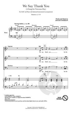 We Say Thank You von Roger Emerson 