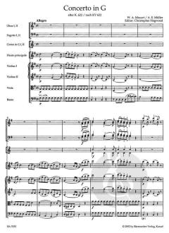 Konzert für Flöte und Orchester G-Dur (1801) von Wolfgang Amadeus Mozart 