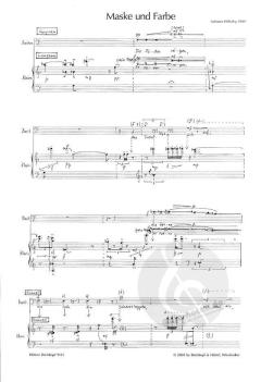 Maske und Farbe von Adriana Hölszky 