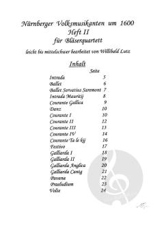 Nürnberger Volksmusikanten um 1600 - Heft 2 von Willibald Lutz 