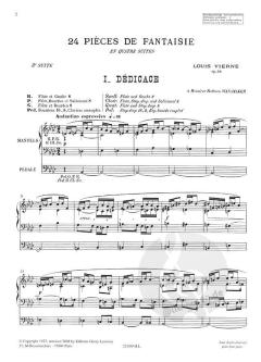 Pieces De Fantaisie: Suite No. 3 op. 54 von Louis Vierne 