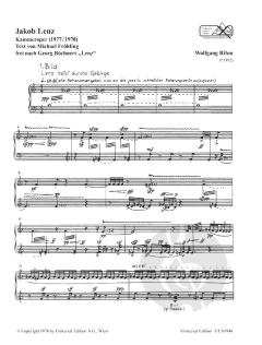 Jakob Lenz von Wolfgang Rihm 