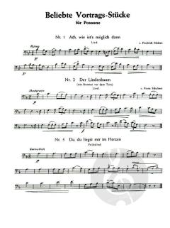 Beliebte Vortragsstücke für Posaune 