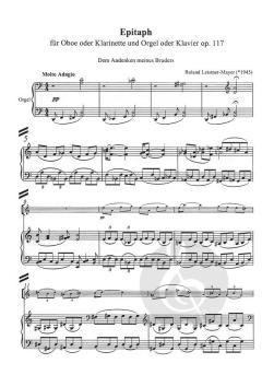 Epitaph op. 117 von Roland Leistner-Mayer 