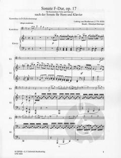 Sonate op. 17 F-Dur von Ludwig van Beethoven 
