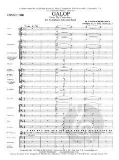 Galop From 'The Comedians' von Dmitri Kabalewski 