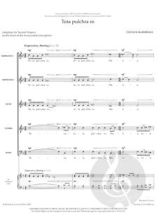 Tota pulchra es von Cecilia McDowall 