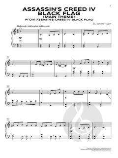 Popular Video Game Themes for Easy Piano 