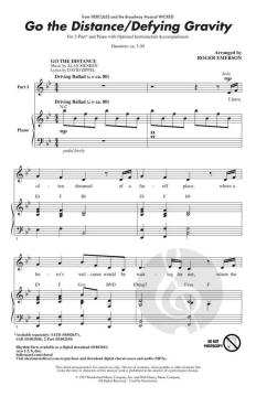 Go the Distance/Defying Gravity von Alan Menken 