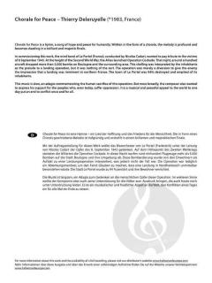 Chorale for Peace von Thierry Deleruyelle 