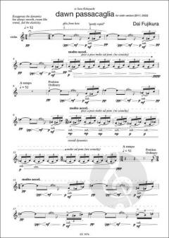 Dawn Passacaglia von Dai Fujikura 