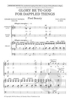 Glory Be To God for Dappled Things von Paul Spicer 