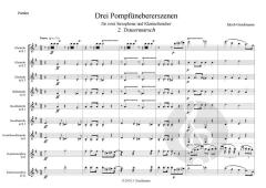 3 Pompfünebererszenen von Jakob Gruchmann 
