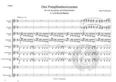 3 Pompfünebererszenen von Jakob Gruchmann 