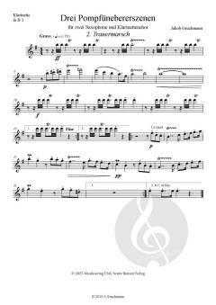 3 Pompfünebererszenen von Jakob Gruchmann 
