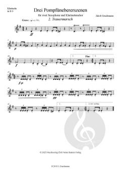 3 Pompfünebererszenen von Jakob Gruchmann 