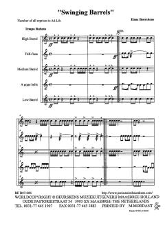 Swinging Barrels von Hans Beurskens 