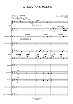 O Salutaris Hostia von Ēriks Ešenvalds 