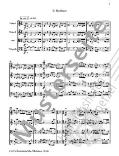 5. Streichquartett von Werner Heider 