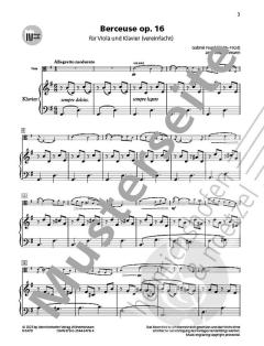 Berceuse op. 16  von Gabriel Fauré 