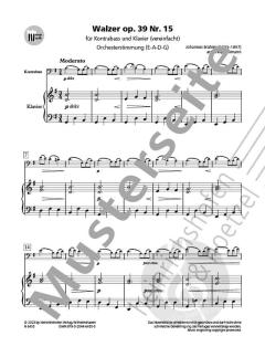 Walzer op. 39 Nr. 15  von Johannes Brahms 