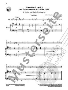 Gavotte 1 und 2 aus der Orchestersuite Nr. 3, BWV 1068  von Johann Sebastian Bach 