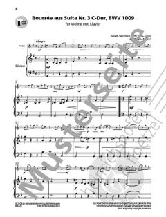 Bourrée C-Dur aus Suite Nr. 3, BWV 1009  von Johann Sebastian Bach 