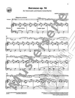 Berceuse op. 16  von Gabriel Fauré 