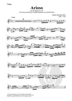 Arioso von Johann Sebastian Bach 