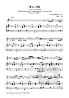 Arioso von Johann Sebastian Bach 