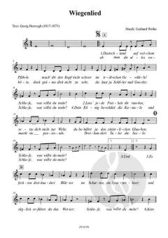 Wiegenlied von Gerhard Weihe 