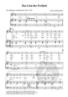 Das Lied der Freiheit von Gerhard Weihe 