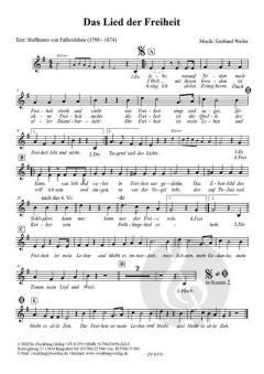 Das Lied der Freiheit von Gerhard Weihe 
