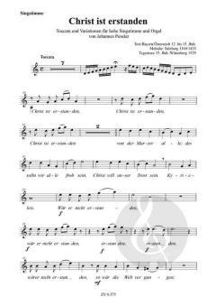 Christ ist erstanden von Johannes Pensler 