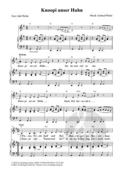 Knoopi unser Huhn von Gerhard Weihe 